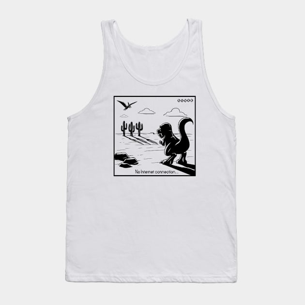 T-Rex Offline Tank Top by Carlo Betanzos